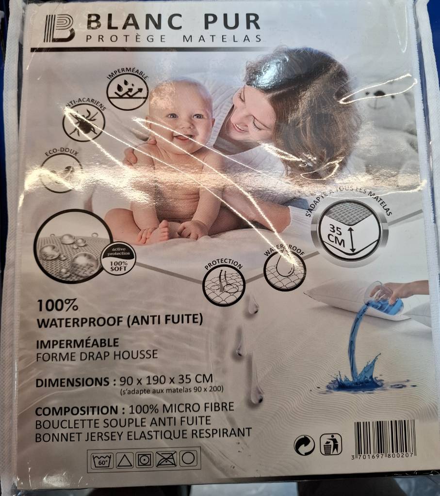 Protège Matelas Classique 90/200
